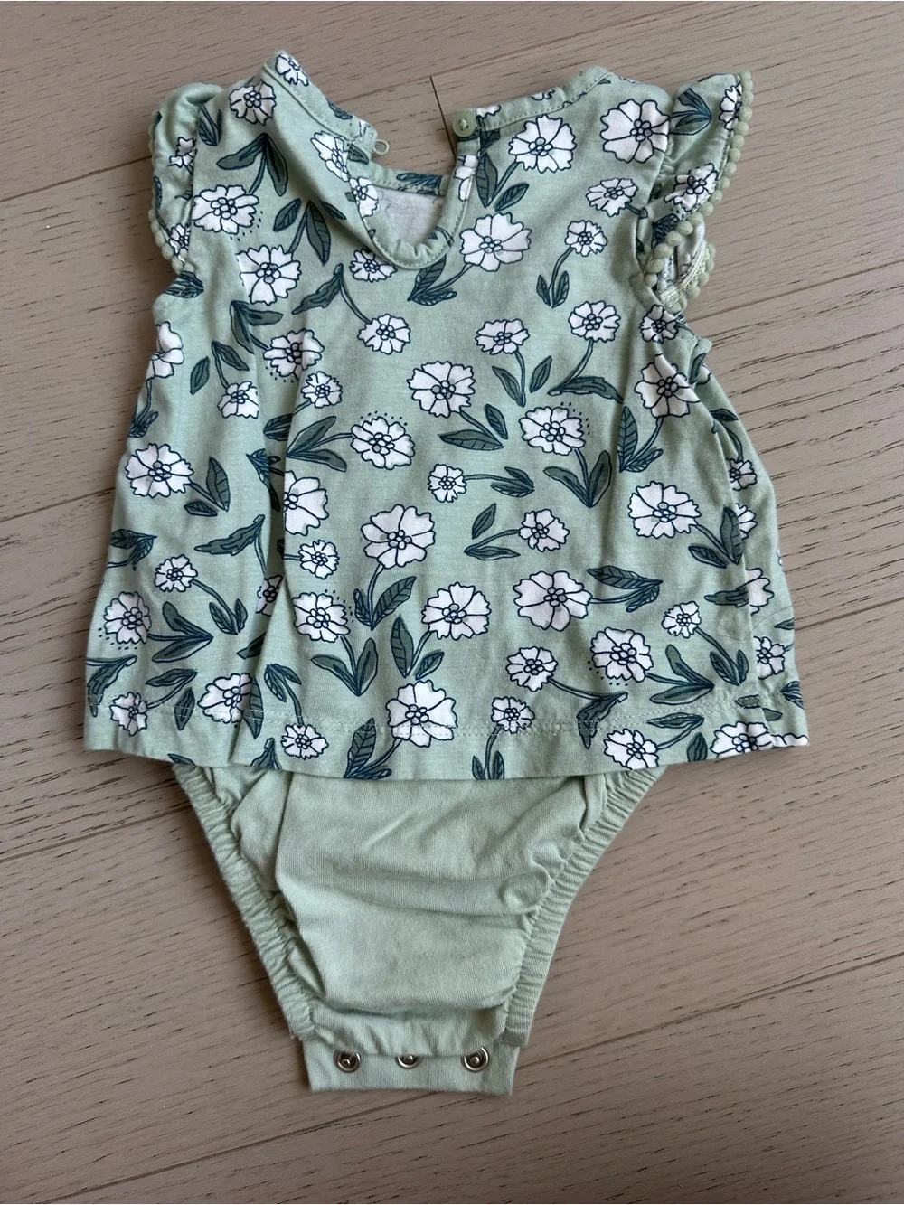 Baby Girl Mix & Match Romper and Dress Set - Green, Coral, Lavender